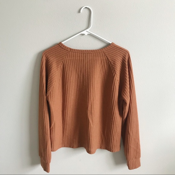 waffle knit long sleeve - Picture 2 of 3